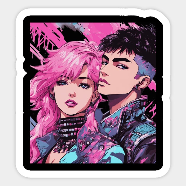 80s Fashion Sticker by animegirlnft